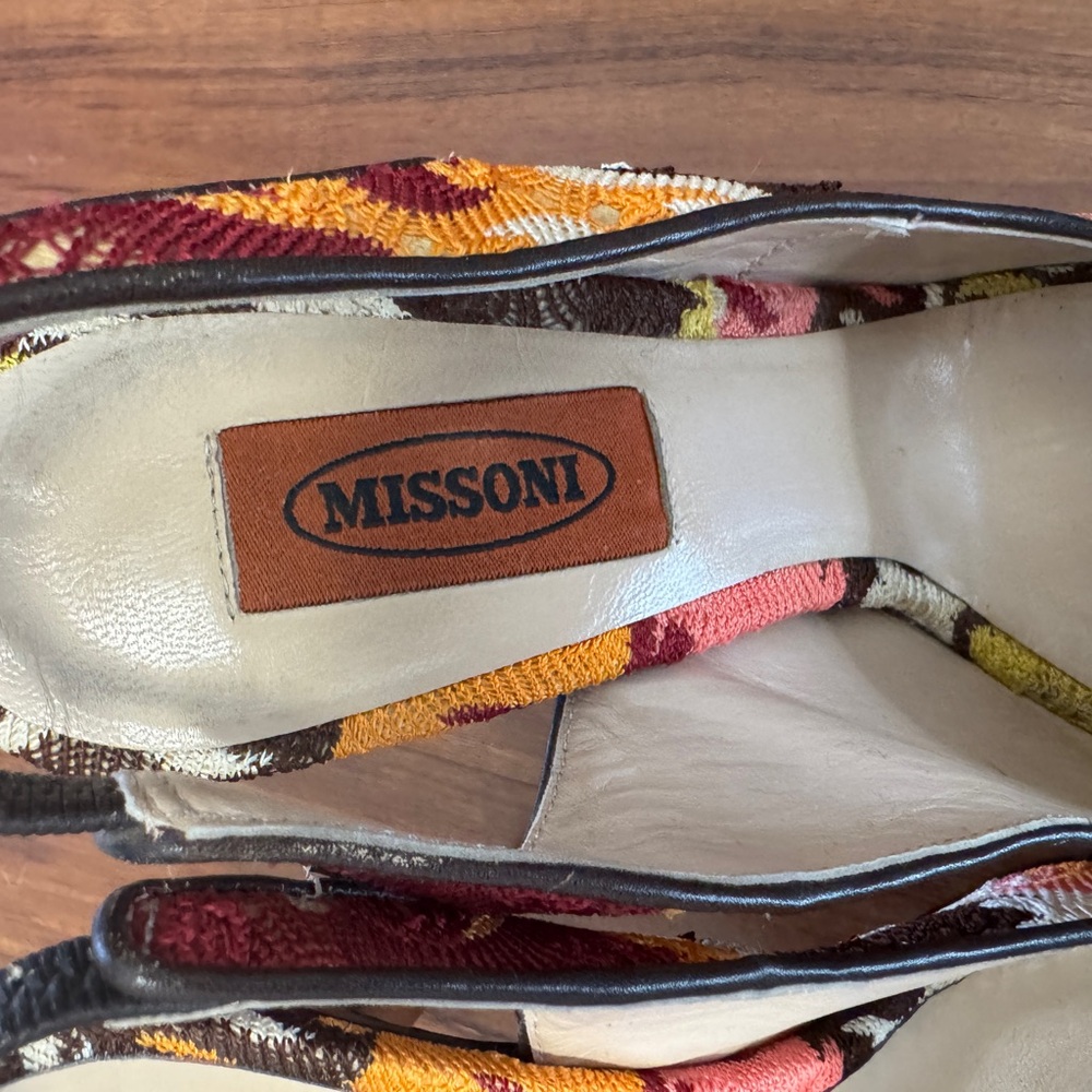 Missoni Vibrant Patterned Heels - image 7